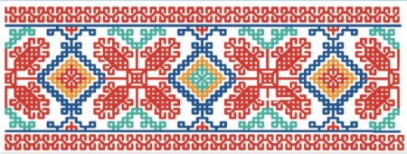 Финно-угорский орнамент вышивка