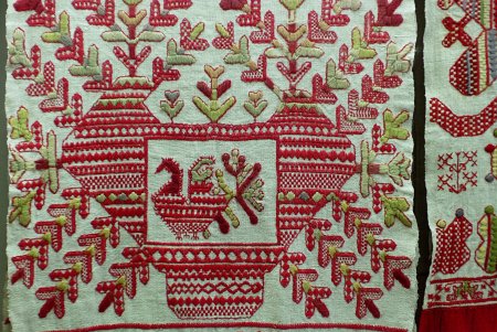 Орнаменты старинных рушников Тверской губернии
