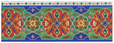 Узбекский орнамент арка