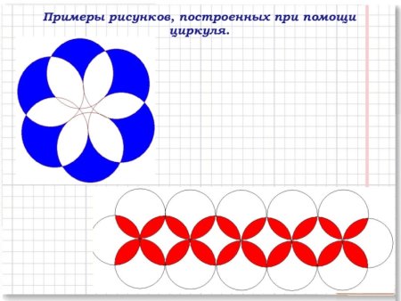 Узоры при помощи циркуля