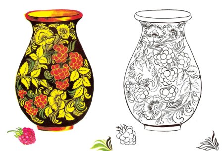 Рисование графин и Кружка