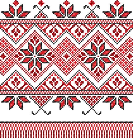 Мордовский национальный узор