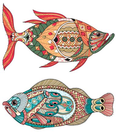 Стилизованные рыбки