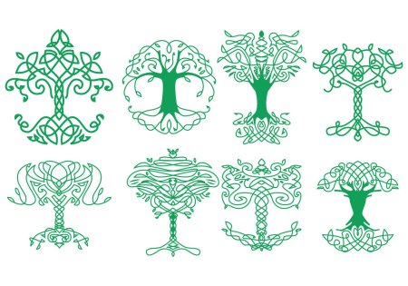 Кельтский орнамент дерево (46 фото)