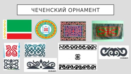 Национальный орнамент Чеченской Республики