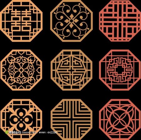Китайские геометрические узоры
