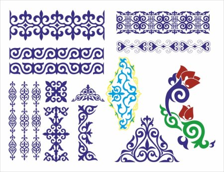 Казахский ленточный орнамент (39 фото)