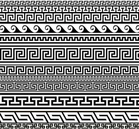 Орнамент древней Греции Меандр