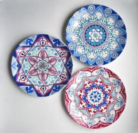 Симметричный орнамент на посуде (50 фото)