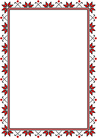 Рамка в народном стиле