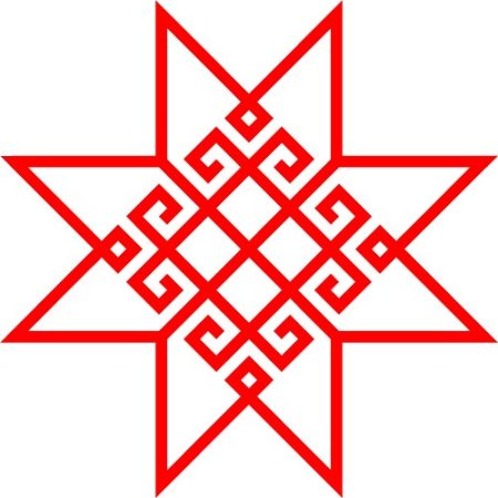 Чувашская звезда орнамент