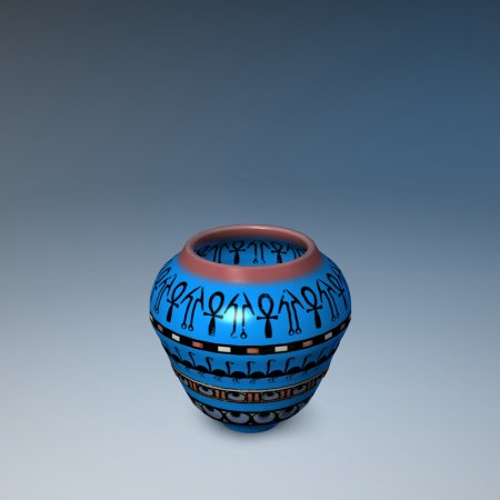 Египетская керамика синяя