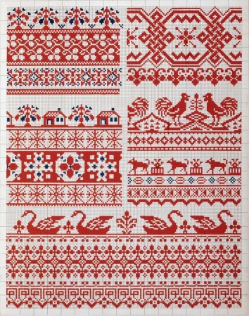 Великорусские узоры Далматова