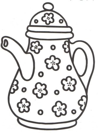 Чайник раскрасить
