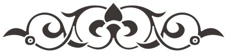 Татарский орнамент на белом черным