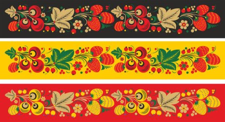 Хохлома в полосе