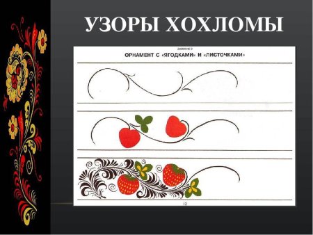 Хохлома орнамент элементы