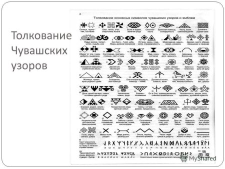 Чувашский орнамент солнце