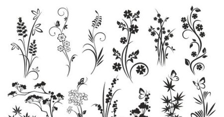 Цветочно растительный орнамент