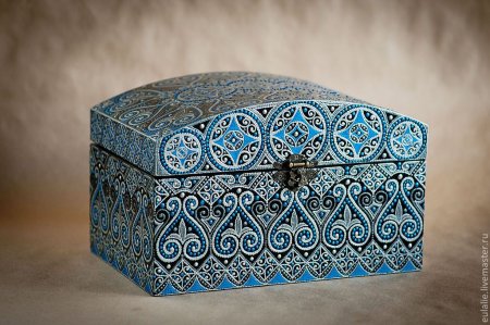 Юлия Фисюк точечная роспись шкатулки