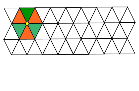 Рисование геометрического узора в полосе