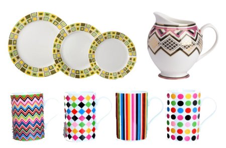 Посуда с геометрическим орнаментом
