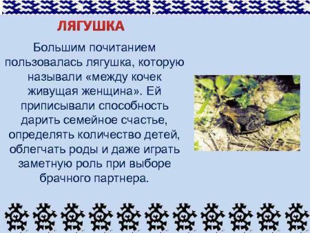 Лягушка у хантов