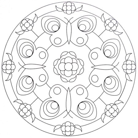 Мандалы для детей младшего школьного возраста