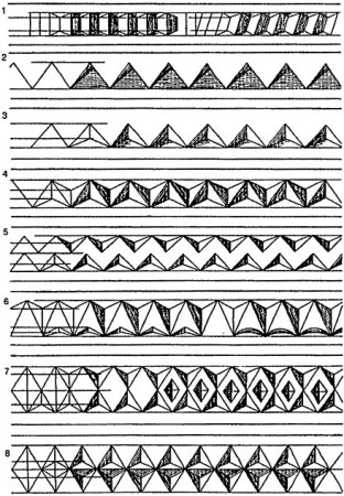 Геометрический орнамент карандашом (44 фото)