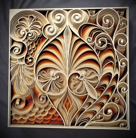 Laser Cut Wood Sculptures by Gabriel Schama