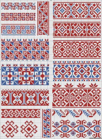 Русский орнамент вышивка