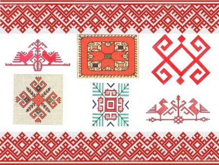 Национальный узор Чувашии