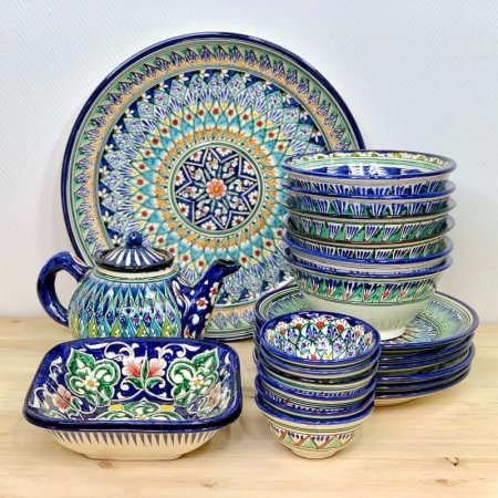 Риштанская керамика Узбекистан узор