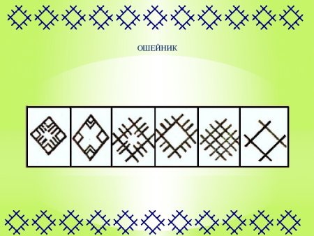 Элементы Коми-Пермяцкого орнамента