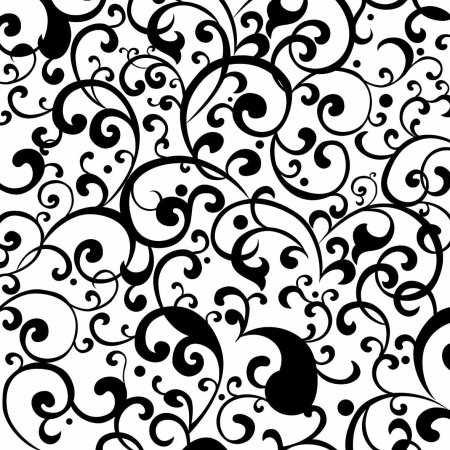 Черные узоры