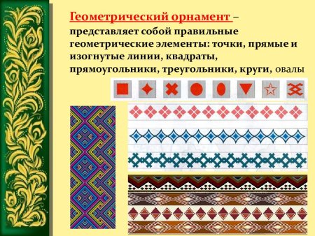 Элементы геометрического орнамента