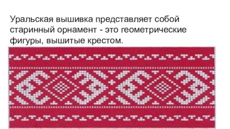 Уральская народная вышивка