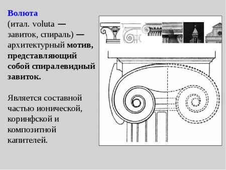 Волюты архитектура Барокко