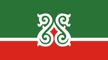 Флаг Чеченской Республики вектор