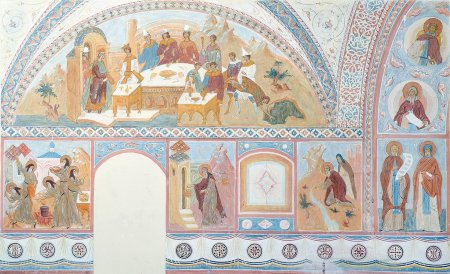 Мозаика Райский сад Византия