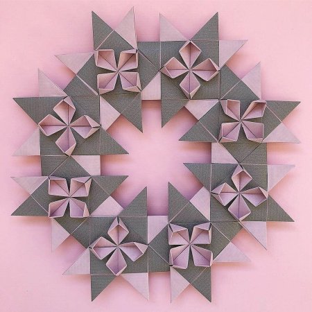 Геометрические скульптуры из бумаги Matthew Shlian