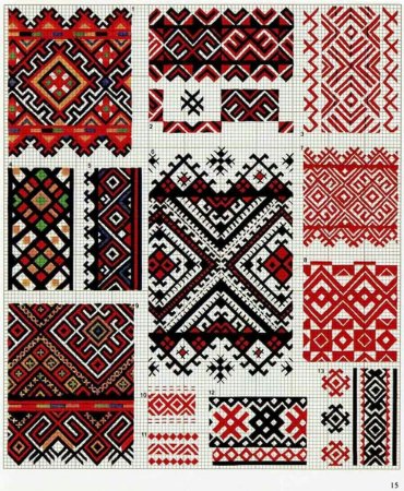 Татарский Башкирский орнамент