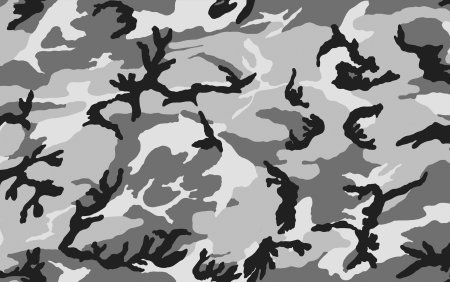 Ткань Black Camo Urban