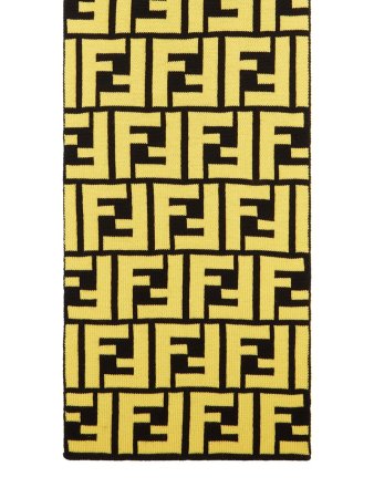 Fendi ROMA шарф желтый
