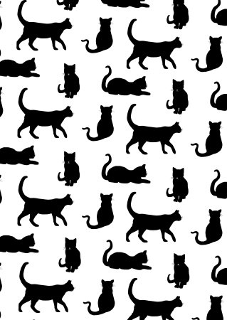 Орнамент из кошек