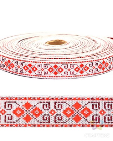 Лента жаккардовая Славянский орнамент
