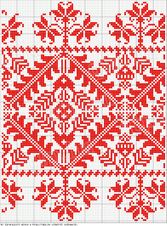 Рушник белорусский орнамент