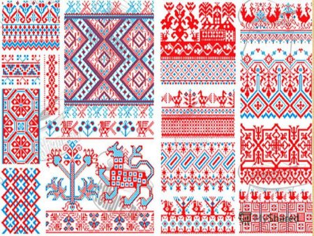 Полотно кряшенский национальный узор