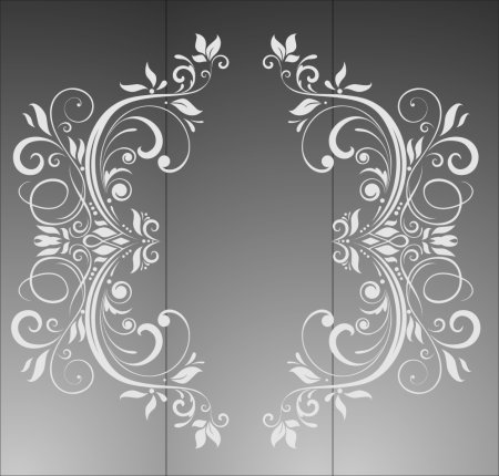 Ажурные узоры на стекло