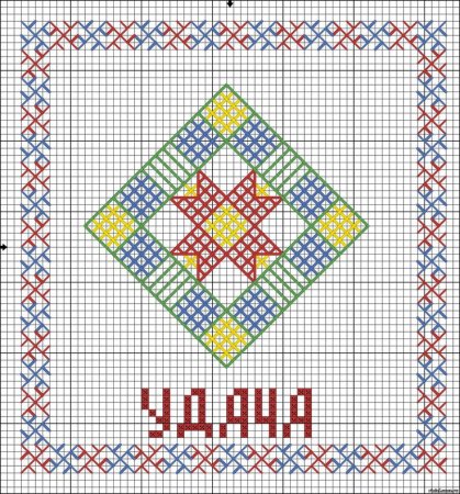 Лельник оберег схема